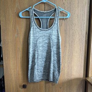 Lululemon Swiftly Tech Tank | Heathered Dark Grey to Light Grey| Sz4